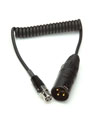 SHURE WA451 CABLE TA3F to XLR3M, 1ft, coiled