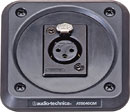 Audio-Technica Mic Shock-Mount Plate W/Switch Audio Technica Shockmount Plate AT8647QM/S Black 