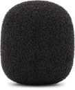 BUBBLEBEE THE MICROPHONE FOAM For lavalier mic, extra-large, 4.5mm bore diameter, black, pack of 4