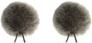 BUBBLEBEE TWIN WINDBUBBLES WINDSHIELD Furry, lav, size 2, 35mm opening, twin pack, grey