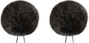 BUBBLEBEE TWIN WINDBUBBLES WINDSHIELD Furry, lav, size 4, 42mm opening, twin pack, black