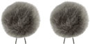 BUBBLEBEE TWIN WINDBUBBLES WINDSHIELD Furry, lav, size 4, 42mm opening, twin pack, grey