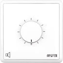 APART E-VOLST VOLUME CONTROL Stereo, 2x 40W/4, white