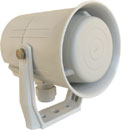 DNH HP-6CT LOUDSPEAKER Horn, 6W, 70/100V, grey RAL7035, IP67 weatherproof
