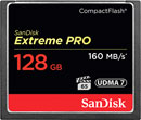 SANDISK SDCFXPS-128G-X46 EXTREME PRO 128GB COMPACT FLASH MEMORY CARD, 160MB/s
