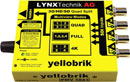 LYNX YELLOBRIK QUAD SPLIT MULTIVIEWER AND SIGNAL MONITOR - 3G/HD/SD-SDI - With 4K (4x 3G) option