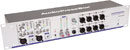 AUDIOPRESSBOX APB-208 R-RPS PRESS SPLITTER Active, 2U, 2x mic/line in, 8x mic/line out, 4x Exp. out