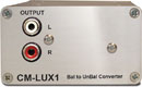 SONIFEX CM-LUX1 PRO-INTERFACE Passive, balanced XLR to unbalanced RCA phono