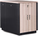 LANDE ES4207132/B-L ACOUSTIC RACK CABINET 32U, 750 wide, 1130 deep, black with maple panels