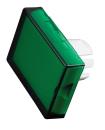 51-903.5 -  Lens, Raised, Rectangular, Green, 51 Series