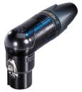 NEUTRIK NC10FRX-14-B CONNECTOR 8+2-pole, female, cable type, right angled, black