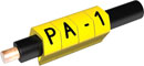 PARTEX CABLE MARKERS PA1-200MBY.4 Prefit, 2.5 - 5.0mm, number 4, black on yellow (pack of 200)