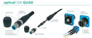 NEUTRIK OPTICALCON ADVANCED QUAD - Rugged LC duplex fibre connector system