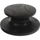 CANFORD PATCHCORD HANGER Black Ash, doorknob