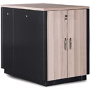 LANDE ES4207117/B-L ACOUSTIC RACK CABINET 17U, 750 wide, 1130 deep, black with maple panels