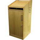 CANFORD ES4186018/O AV PRESENTERS LECTERN 18U, 600mm deep, Oak