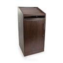 CANFORD ES4186018/W AV PRESENTERS LECTERN 18U, 600mm deep, Walnut