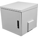 LANDE ES4556009/G-L WALL RACK CABINET IP55, 9U, 600d, with steel door, grey