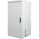 LANDE ES4556024/G-L WALL RACK CABINET IP55, 24U, 600d, with steel door, grey