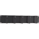 CANFORD RACK CABLE MANAGEMENT PANEL Horizontal, 5 ring, 2U, black