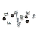 CANFORD ES3830015-T PANEL FIXING KIT Nickel (pack of 50 bolts, washers and cage nuts)
