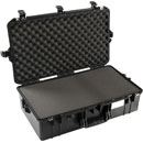 PELI 1605 AIR CASE Internal dimensions 660x356x213mm, with foam, wheeled, black