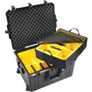 PELI 1637 AIR CASE Internal dimensions 595x446x337mm, with padded dividers, wheeled, black