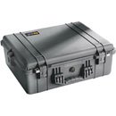 PELI 1600 PROTECTOR CASE With padded dividers, internal dimensions 546x420x202mm, black