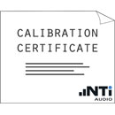 NTI CALIBRATION CERTIFICATE For XL2/MR-PRO/MR2/ML1/M2211/M2215/M4261/MINI-SPL/AUDIO TALKBOX