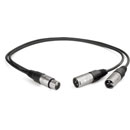 TECPRO YL917 Y-lead 6 pin XLR female to dual 3 pin XLR male