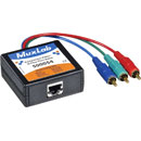 MUXLAB 500054 COMPONENT VIDEO/IR PASS-THRU BALUN 3x male RCA, RJ45, terminal screws, male