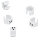 CABLE MARKERS PS15BW.V Retrofit, black on white, loose, bagged, (pack of 50)