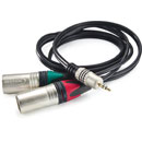 CANFORD XLR - 3-POLE, 3.5MM JACK Y-LEADS