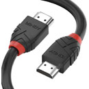 LINDY 36471 BLACK LINE HDMI CABLE High speed, 1m