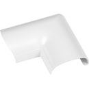 D-LINE FLDB3015W 1/2-ROUND CLIP-OVER DOOR TOP BEND, For 30 x 15mm trunking, white