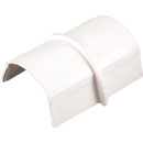 D-LINE CP5025W 1/2-ROUND SMOOTH-FIT COUPLER, For 50 x 25mm trunking, white
