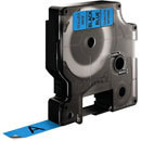 DYMO 45016 LABEL TAPE 12mm Blue tape, black print