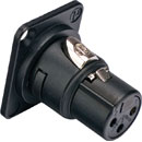 NEUTRIK XLR PANEL CONNECTORS - Cable style, surface mount