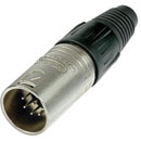 NEUTRIK NC7MX XLR Male cable connector, nickel shell, silver contacts