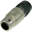 NEUTRIK OSC8M-NI NEUTRICON Cable plug, nickel, with insert and NEUTRICON Male solder contacts