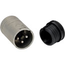 CANFORD LOW PROFILE XLR 3-Pin male cable connector