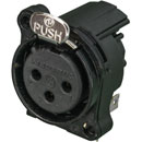 NEUTRIK NC3FBH2-B XLR Female PC mounting horizontal