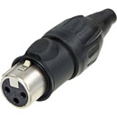 NEUTRIK NC3FX-TOP XLR Female cable connector, gold-plated contacts, true outdoor protection