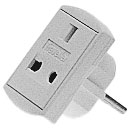 UK/EURO MAINS PLUG ADAPTER