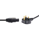 CANFORD AC MAINS CORDSET Powercon TRUE1 NAC3FX-W-TOP - UK 13A, PVC, 3m, black