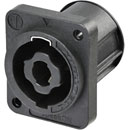 NEUTRIK NL4MDXX-V-2 SPEAKON Panel connector, PCB mounting vertical