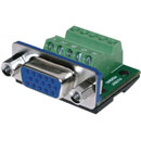 BTX CD-MX15F D-SUB HD 15 pin female, cable/panel mount, screw terminal
