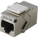 TUK KEYSTONE RJ45 BACK-TO-BACK COUPLER Cat6A, shielded metal body