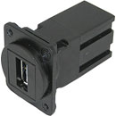 TUK D-SERIES KEYSTONE COUPLER USB 3.0 A-female to A-female, black