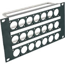 CANFORD UNIVERSAL CONNECTION PANELS - Half rack width - Flat